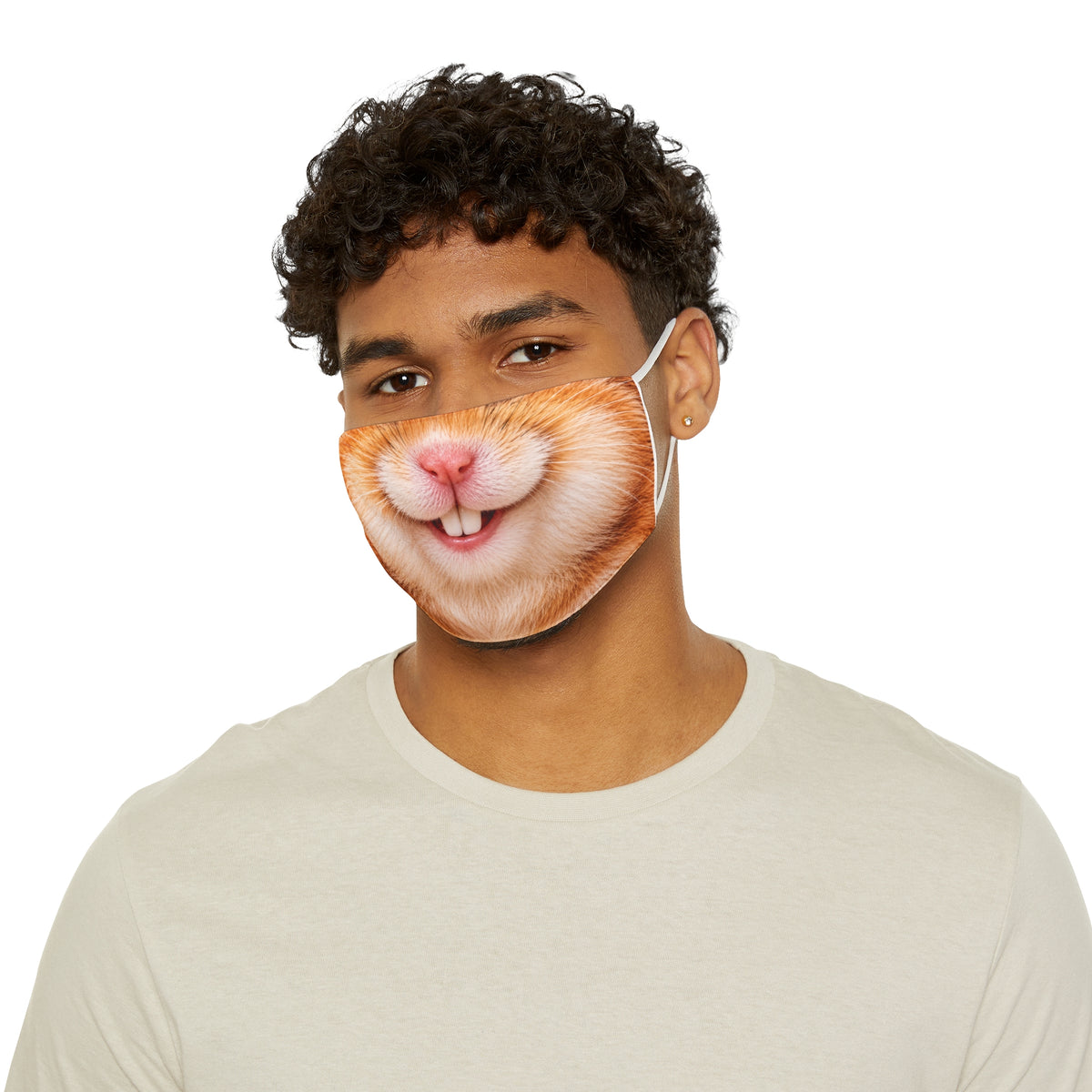 Happy Hamster Face Mask | Friendly Faces by No Snoops