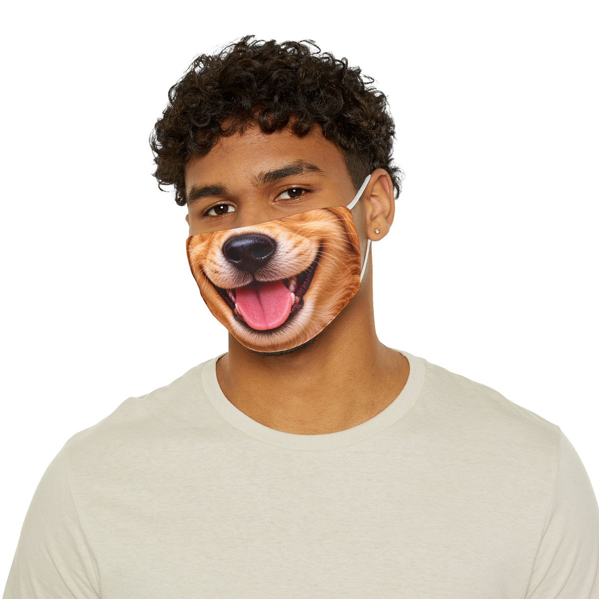 Happy Puppy Face Mask | Friendly Faces by No Snoops