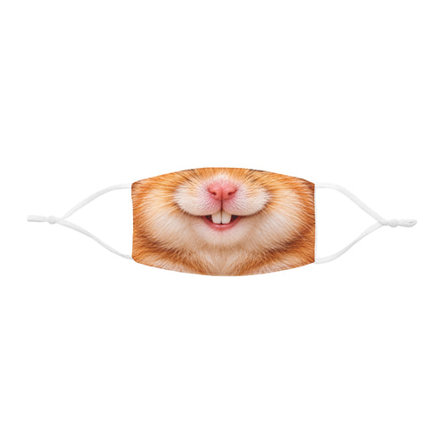 Happy Hamster Face Mask | Friendly Faces by No Snoops