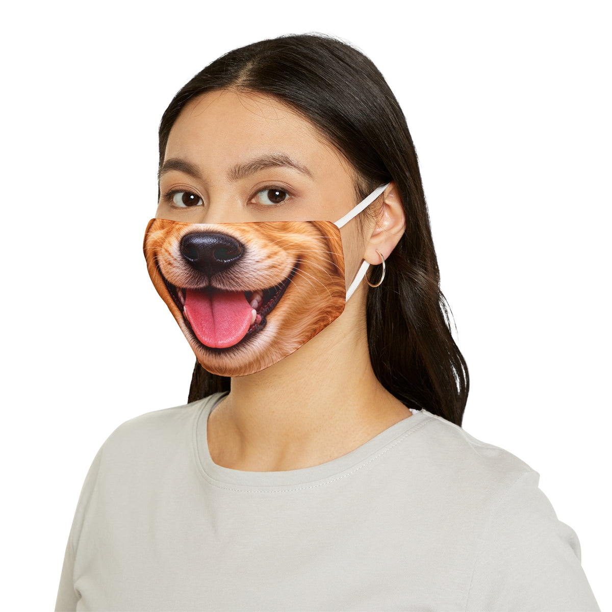 Happy Puppy Face Mask | Friendly Faces by No Snoops