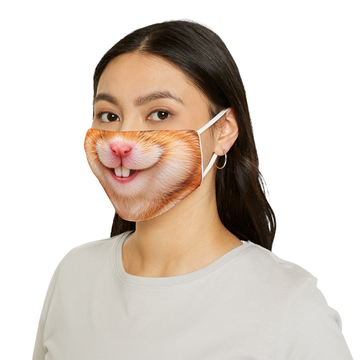 Happy Hamster Face Mask | Friendly Faces by No Snoops
