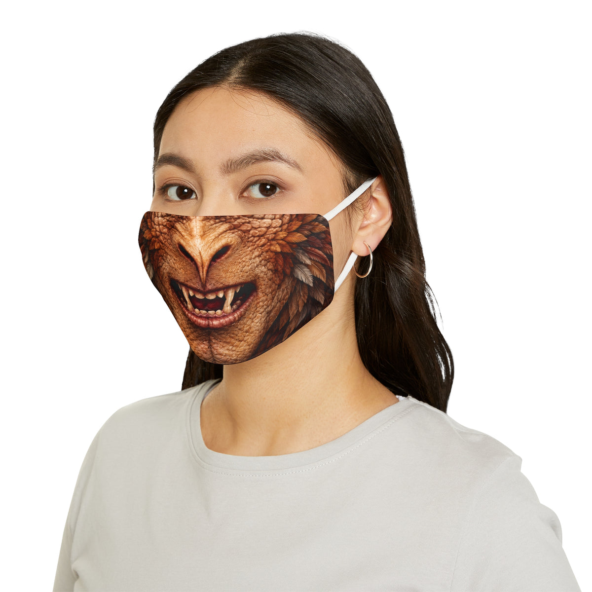 Wild Raptor Face Mask | Wild Faces by No Snoops